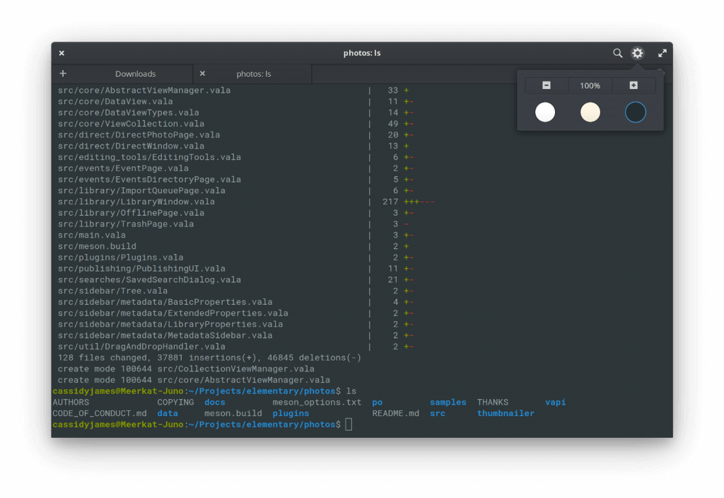 elementary OS - Terminal